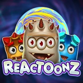 Reactoonz logo by Play'n GO at Bigwin Casino